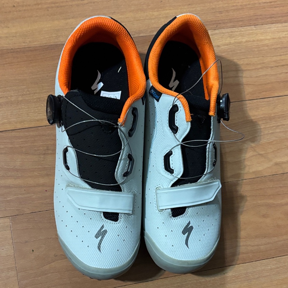 Stylish Kids Sneakers with Orange and Black Accents